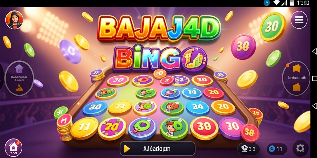 Tampilan menarik dari gameplay bingo di BAJAJ4D.