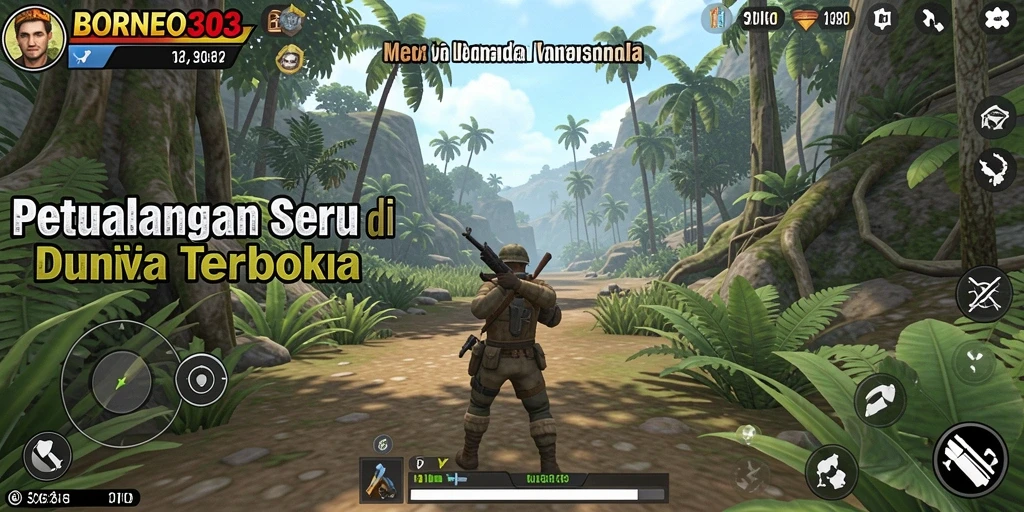 Gameplay Open World yang menakjubkan dan mendebarkan di BORNEO303.