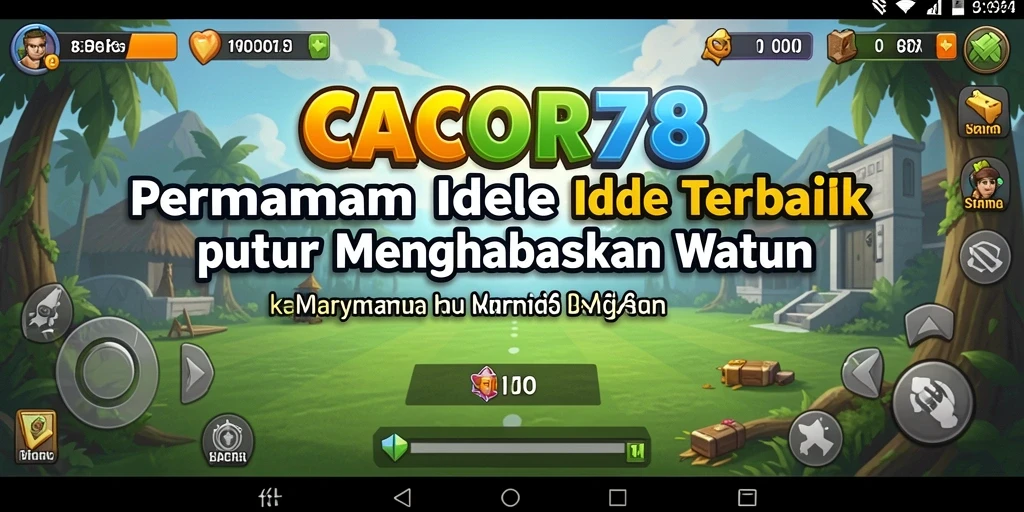 Tampilan gameplay <strong>CACOR78</strong> yang menarik dan interaktif dalam mode Idle.