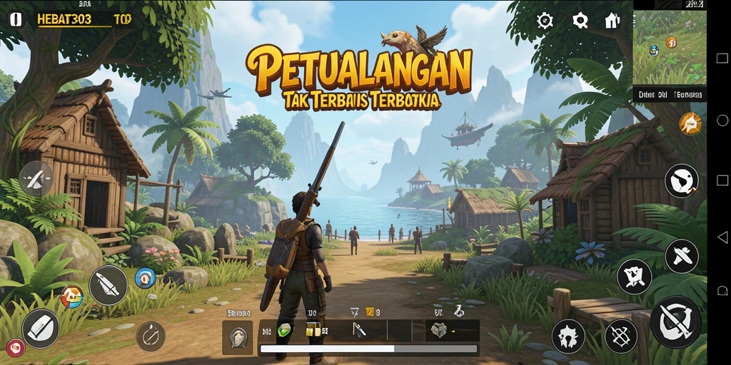 Tampilan gameplay HEBAT303 yang menakjubkan di dunia terbuka.