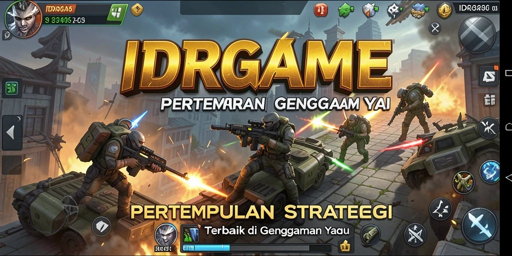 Tampilan dinamis dalam pertempuran strategi yang seru.