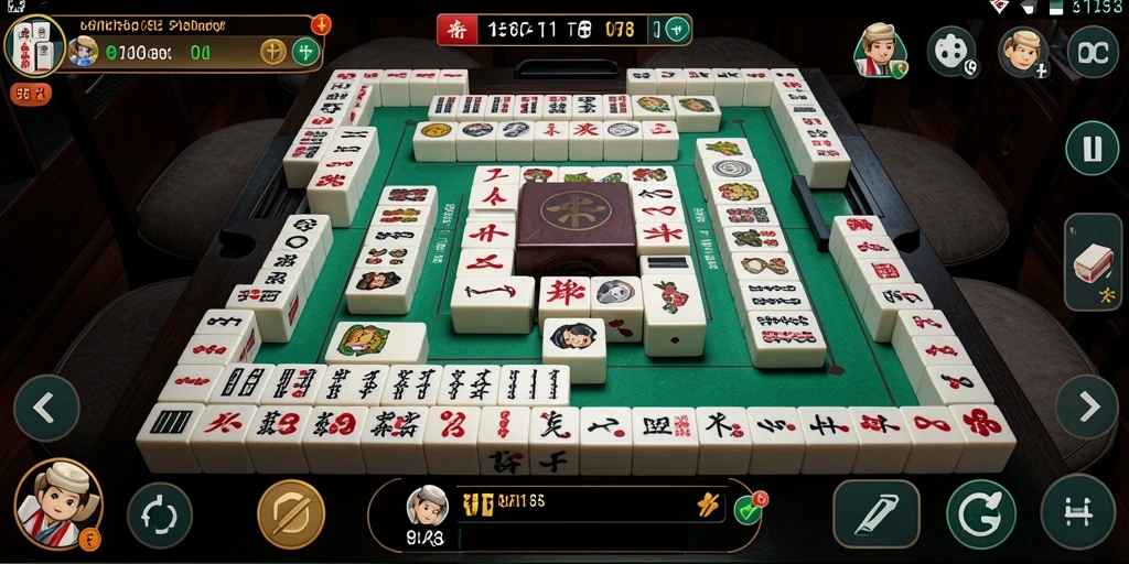 Tampilan gameplay <strong>MERPATI178</strong> yang seru dan menantang dalam permainan Mahjong.