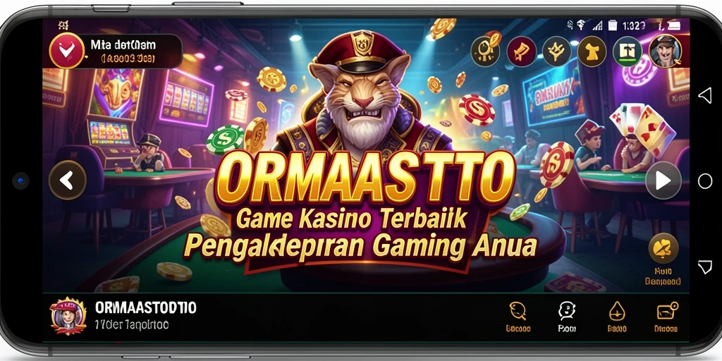 Tampilan gameplay seru dan menarik dari ORMASTOTO.
