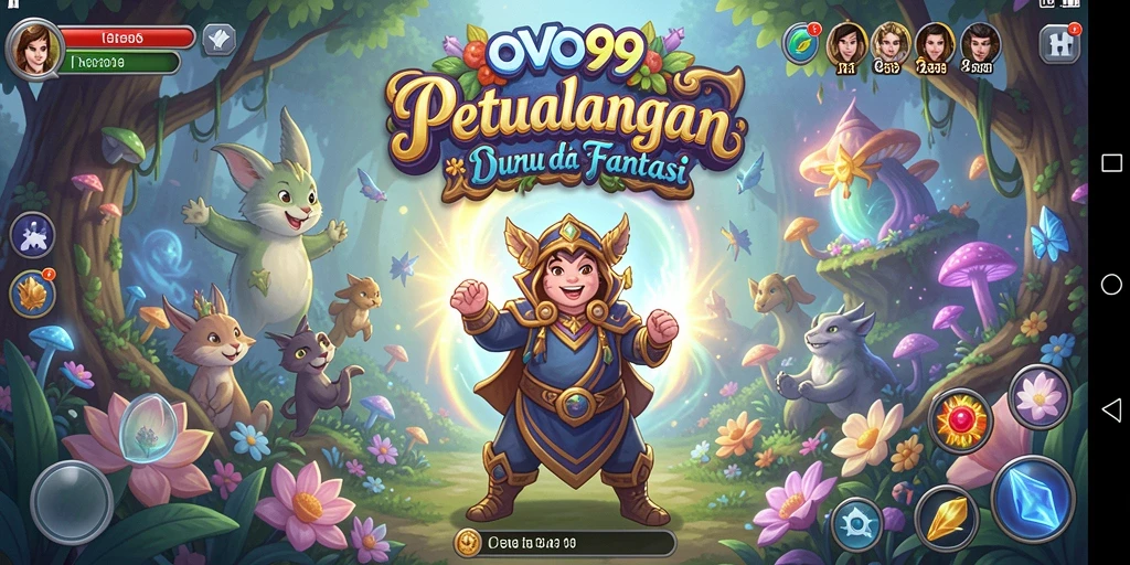 Screenshot gameplay OVO99 yang menunjukkan petualangan seru dan grafis menawan.