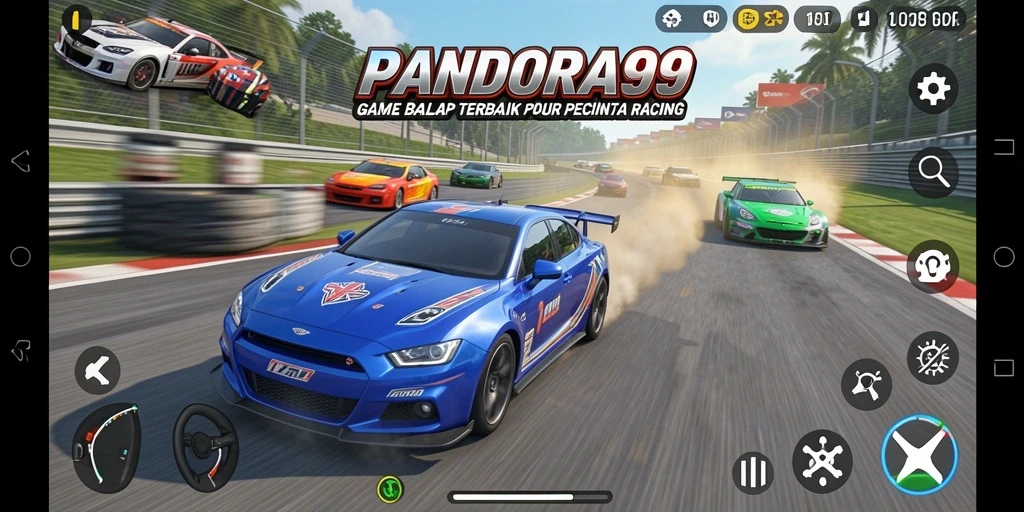 Gameplay seru PANDORA99 yang menampilkan aksi balap mendebarkan.