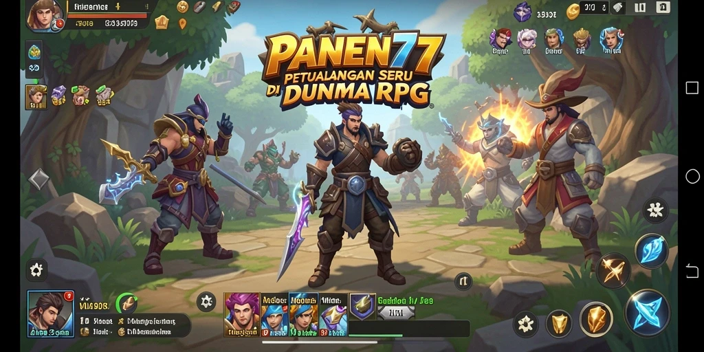Tangkapan layar dari gameplay seru PANEN77 yang menampilkan aksi RPG.