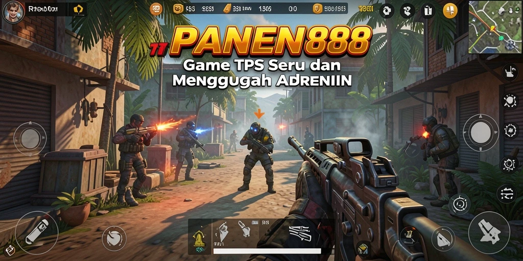 Screenshot gameplay PANEN88 dengan aksi pertempuran seru.