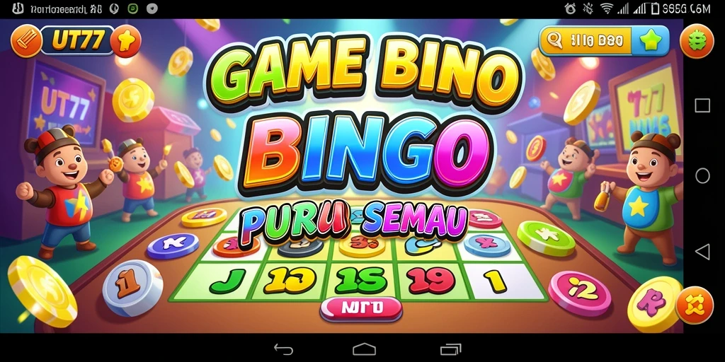 Tampilan gameplay UT77 yang seru dan interaktif dalam permainan Bingo.