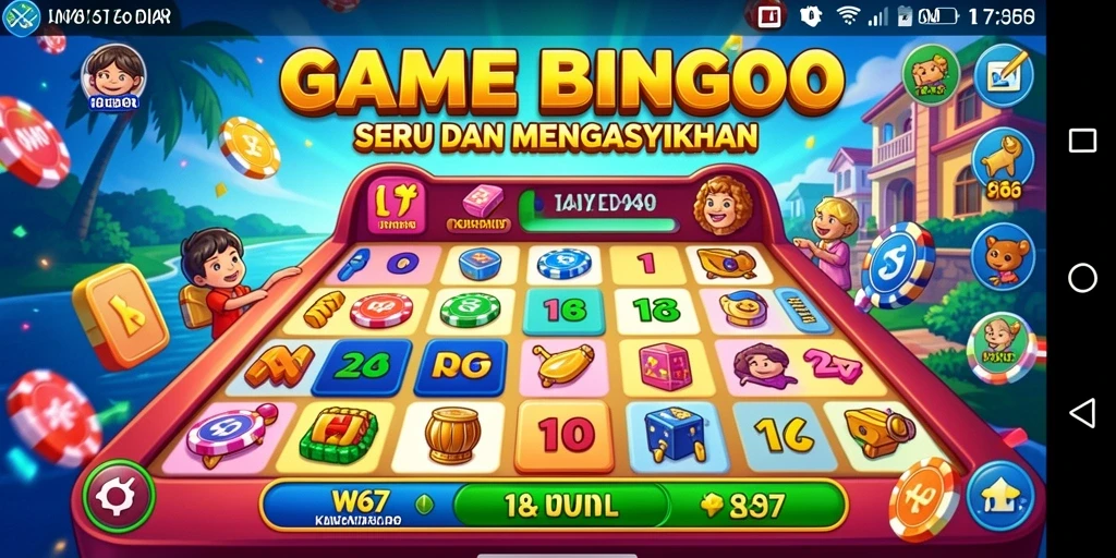 Tampilan gameplay seru dari W67 yang menghadirkan Bingo klasik.